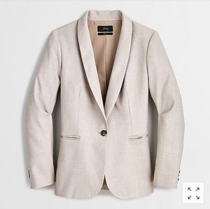 J. CREW Petite Parke Blazer in Stretch Linen